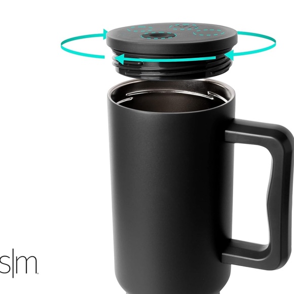 New Mauve Simple Modern 40 oz Insulated Stainless Steel Tumbler with Straw, L - Picture 4 of 8